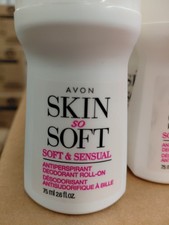 3-Pack AVON Skin So Soft - Soft  Sensual Roll-On Deodorant Women's