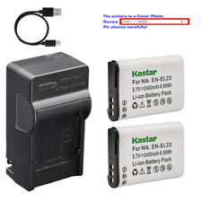 Kastar Battery AC USB-C Charger for Nikon B700 P600 P610 P900 S810c Cameras