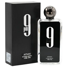 9 PM by Afnan cologne for men EDP 3.3 /3.4 oz New in Box