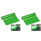 2 stücke 6 x 60 zoll Auto satin plattiert vinyl film wrap aufkleber blatt