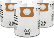 ShopVac 9066133 Disposable Filter Bags, Fits 59 Gallon Vacs, for Dry PickUp Only