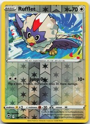 Rufflet 148/195 Silver Tempest Reverse Holo Common