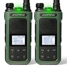 Baofeng G11S Handheld Two-Way GMRS Radio Walkie Talkie 128CH NOAA - 2 Pack