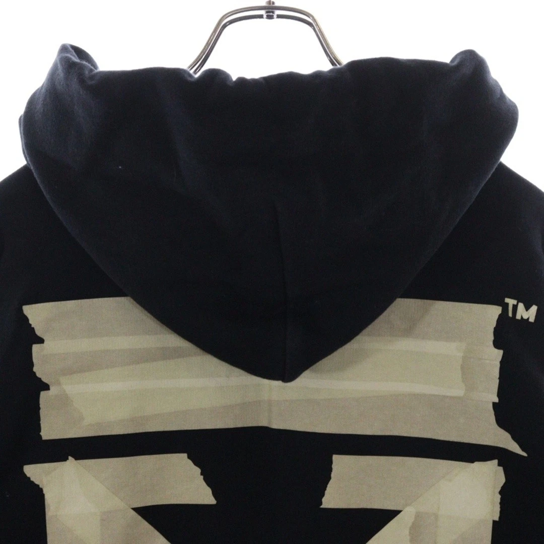 Felpa Pullover Off White 20SS Tape Arrows Over Hoodie Taped Nera Usata 8c50