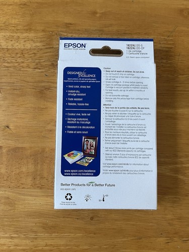 Cartucho de tinta negra Epson 822XL 09/2024 - Imagen 2 de 3