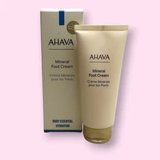 AHAVA Dead Sea Water Mineral Foot Cream - Nourishes & Hydrates 100 ml. / 3.4 fl.