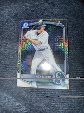 A276 - 2025 Bowman Draft Chrome Mega Mojo Refractor - #BDC-100 Nick Becker