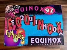 Equinox Rave Flyer , Fun House , A4 Fold, 92