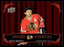 2025-26 CENTENNIAL BLACKHAWKS AWARD WINNERS HIGH DECIBEL STAN MIKITA 008/125