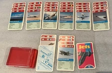 Vintage Super Trumpf Jets Card Game - FX Schmid - German Jet Aircraft Cards 