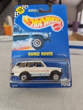 Hot Wheels No. 9738 Blue Card Speed Points #103 Range Rover in White