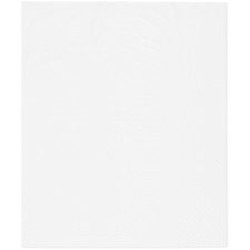 Plymor 15" x 18", White 2 Mil Flat Open Plastic Poly Bags