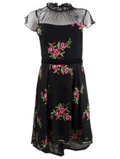 Adrianna Papell Women's Floral Embroidered Dress