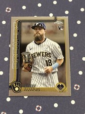 2025 Topps Chrome Update Drew Avans Rookie #USC47 Milwaukee RC (R)