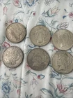 Lot Of 6 (2) 1921 Morgan, (2) 1922 Peace And (2) 1923 Peace Dollars