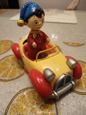 Vintage Noddy Push Down Car, Plastic/metal Retro Golden Bear Products 