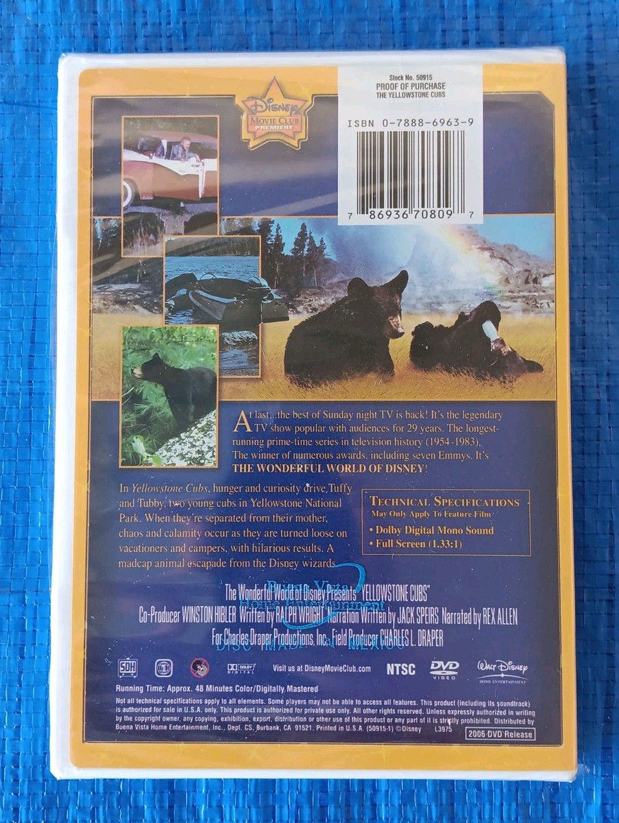 Yellowstone Cubs (DVD, 2006) for sale online | eBay