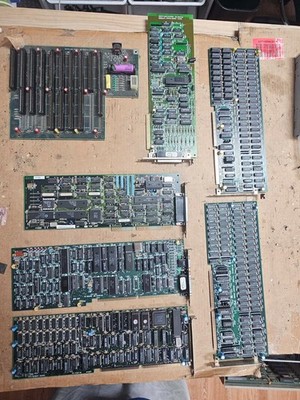 Zenith Data Systems Computer Board Set ZWX-248-GE Vintage Computer Made In USA