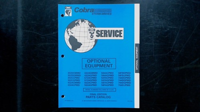#ad OMC Cobra Stern Drives Optional Equipment Parts Catalog 1984 P N 3880651 $24.99