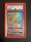 2017 POKEMON SUN & MOON #154/149 UMBREON GX RAINBOW SECRET RARE PSA 9