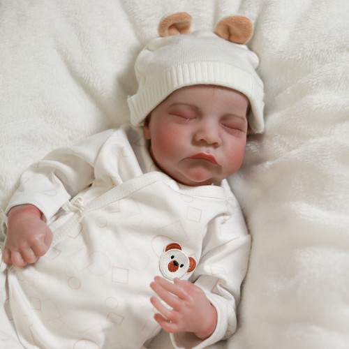 Lifelike Reborn Dolls Girl/Boy/Twins Vinyl Silicone Real Cute Newborn Baby Doll - Picture 19 of 20