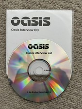 Oasis Rare Interview CD Promo Noel Liam Gallagher Big Brother Not Signed Live 25