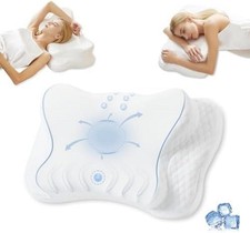 Cervical Neck Pillow for Pain Relief, Ergonomic Pillow Side Sleeper Pillow for