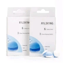 Cleaning Tablets for Jura, 3-Phase Descaling Tablets, 12 Pack