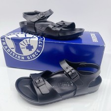 Birkenstock Rio Essential Kids Sandals Shoes Black EVA EU 34 US 3 - 3.5