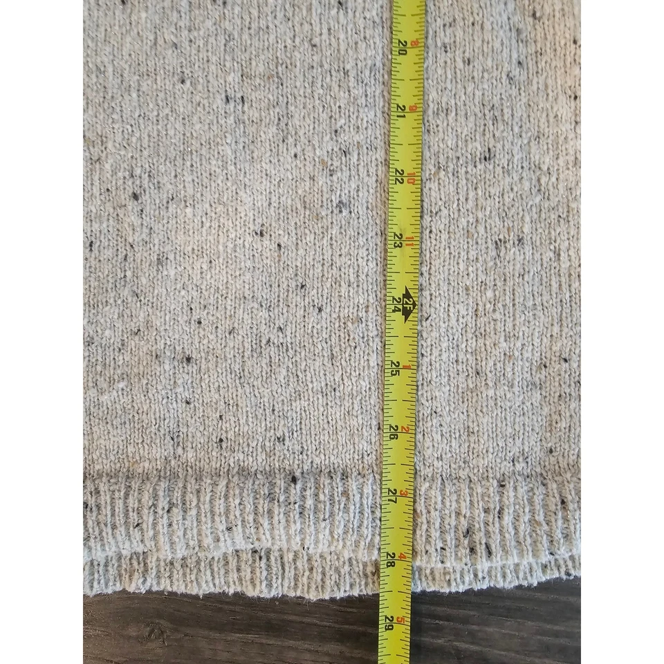 女式 XXL 斑点圆领长袖毛衣霜 Cabincore 舒适秋季 — 第 3/4 张图片