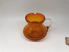 BLENKO ? ART GLASS TANGERINE AMBERINA PITCHER 5 3/4" EXCELLENT CONDITION!
