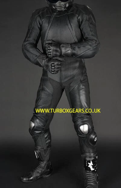 All black motorcycle best sale suit