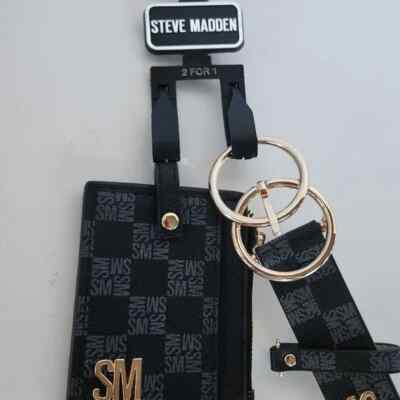 Steve Madden Black Belt and Card Holder Set - New with Tags  display picture 1