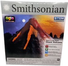 Smithsonian Glow in the Dark Giant Volcano Lava Glows Night STEM Earth Science