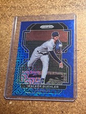 2022 Panini Prizm Baseball Blue Mojo Prizm # 72 Walker Buehler 086/199