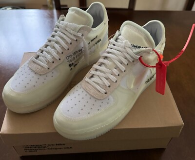 The 10: Nike Air Force 1 Low Off White 9.5 - Brand New / Never Worn