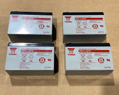Yuasa NPX-L35FR  12V , 35W/cell, ￼ Battery New PACK OF 4