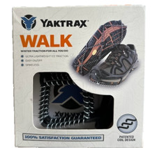 Yaktrax Walk Ice and Snow Traction Size Small US Men 5-8.5 Women 6.5-10 Outdoor