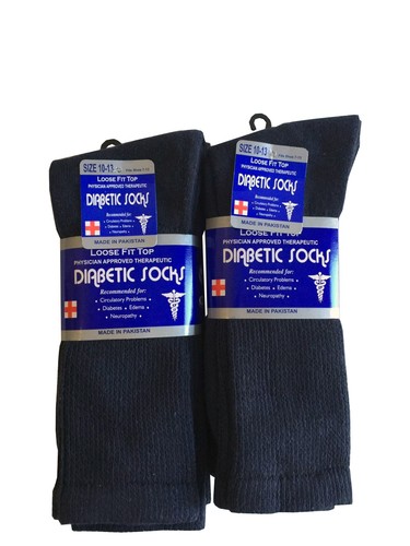 3, 6, or 12 Pairs Men's Diabetic CREW circulatory Socks Health FREE SHIPPING - Picture 8 of 17
