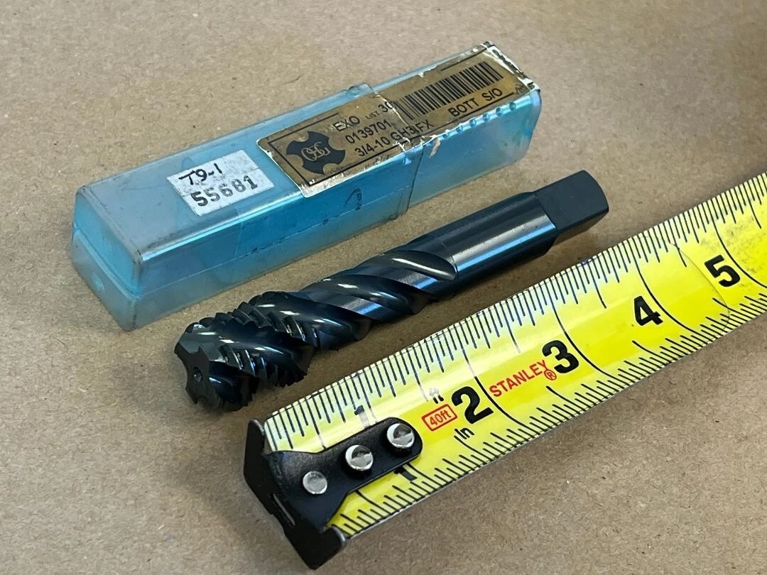 OSG TAP 3/4-10NC GH6-B HSS-V 5777 4 FLUTE, 4-1/2