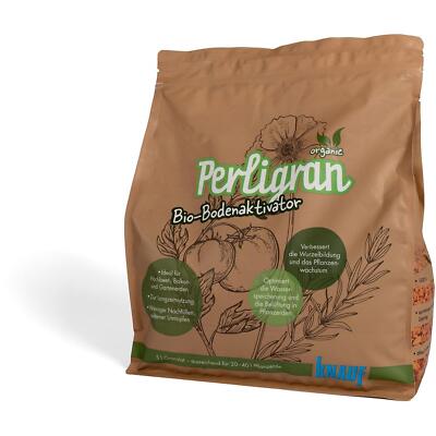 Knauf Perligran Organic Bio Bodenaktivator Pflanzenwachstum Gartendünger 5 L