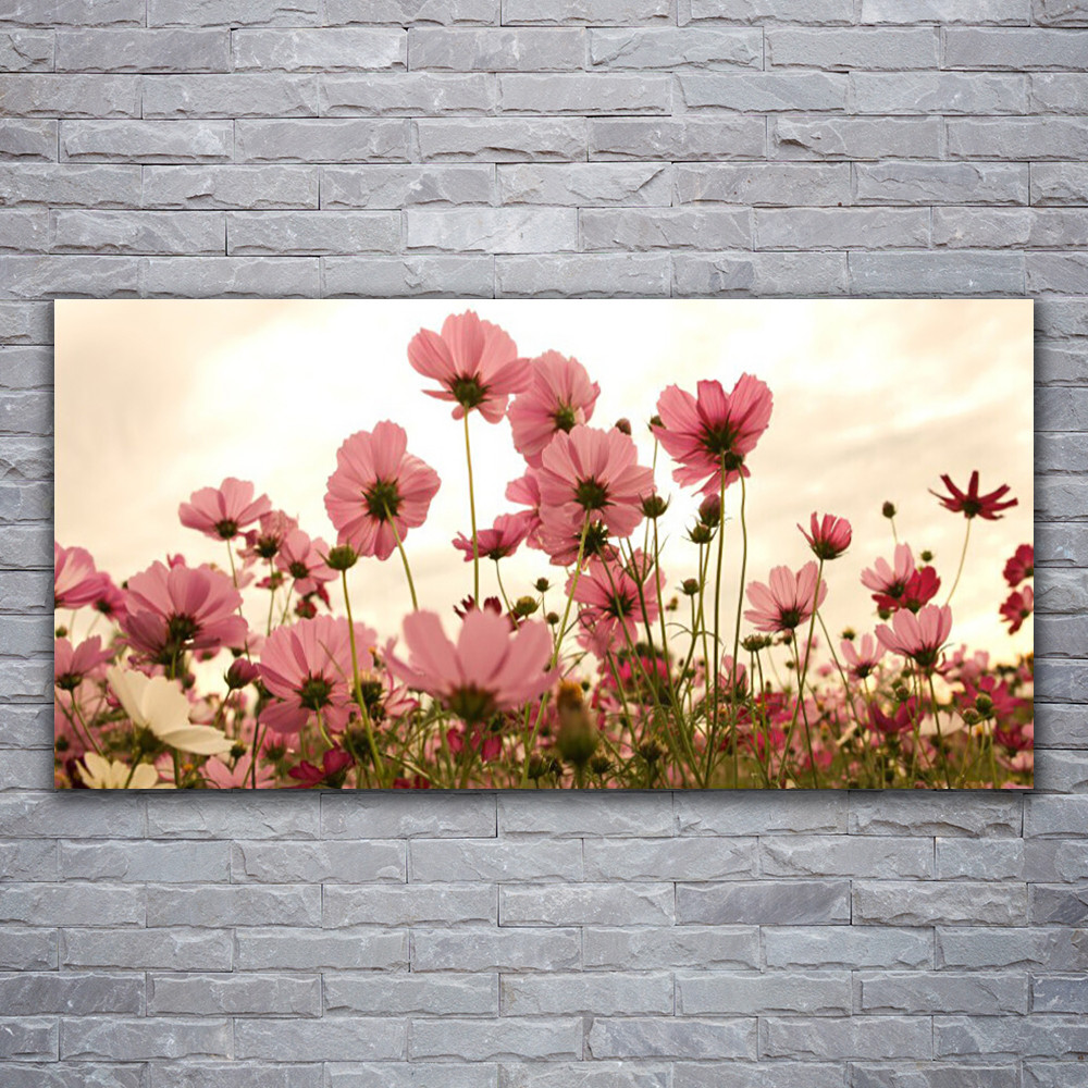 Lienzo Cuadros Mural Lienzo Impresión Artística 120x60 Flores Plantas
