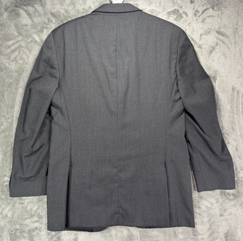 Burberry London Blazer Mens 38S Gray Wool Two-Button Designer Sport Jacket USA - Picture 5 of 12