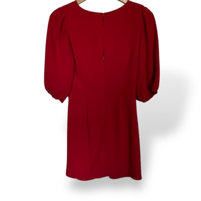 amanda uprichard red mini dress Sleeveless Midi Ira Dress in Crimson Satin | XL