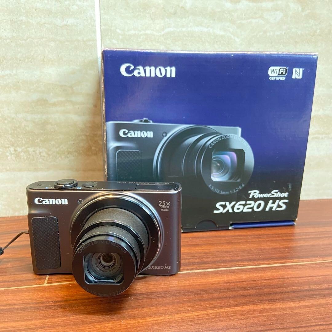 Canon PowerShot SX620 HS 20.2 MP Digital Camera - Black for sale