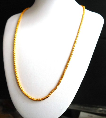 KAPA Long 18ct Gold Belcher Rope Chain 