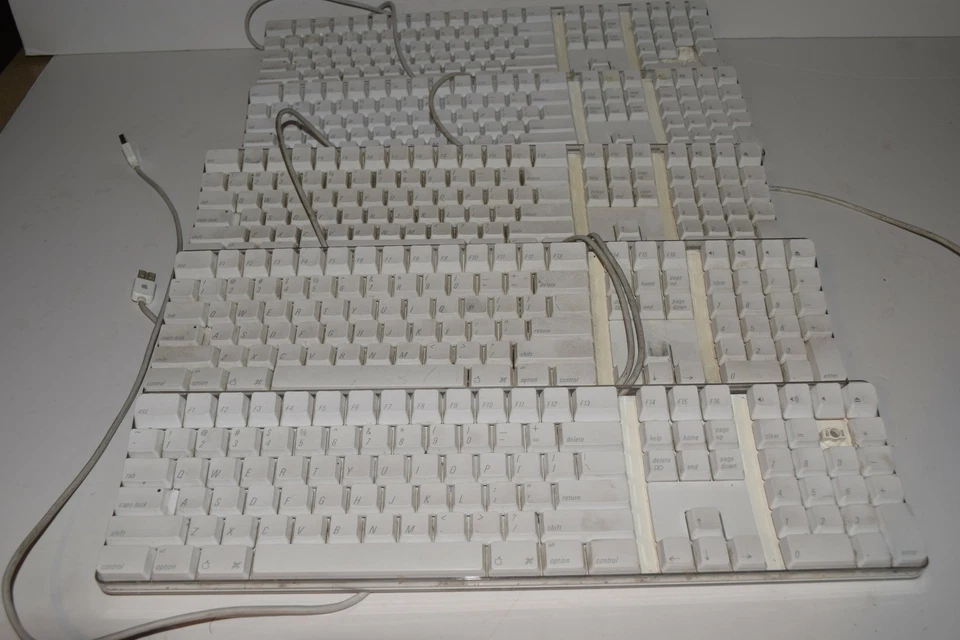 ^^ APPLE A1048 Verkabelt USB Tastatur Viel 25 (QL39) - Bild 3 von 4