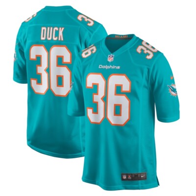 NFL Miami Dolphins スタジャン XL Men's Mitchell & Ness Aqua Miami Dolphins Big & Tall Satin