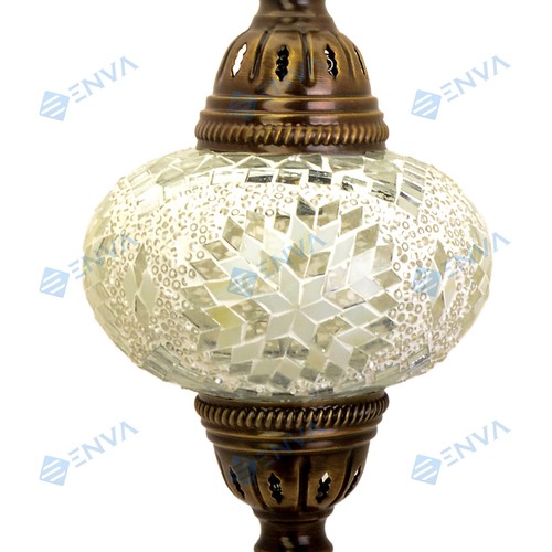 Turkish Moroccan Glass Mosaic Ceiling Hanging Chandelier Light Lamp Large Globe - Picture 4 of 7