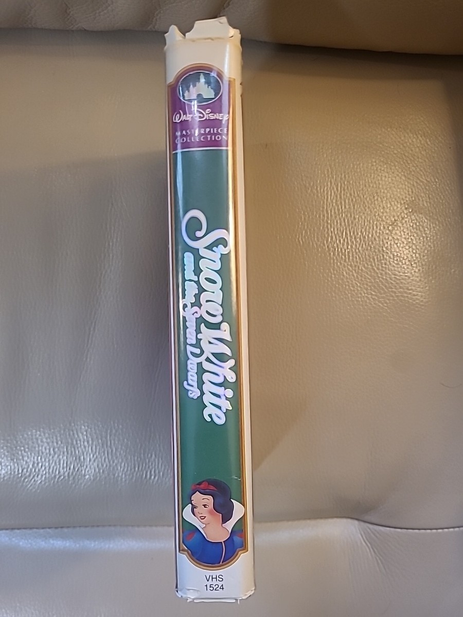 Snow White and the Seven Dwarfs (VHS, 1994) Clamshell Walt Disney